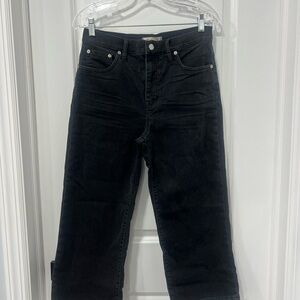 Madewell Slim Wide-Leg Crop Jeans